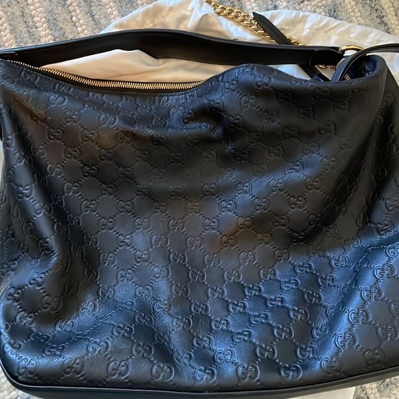 Gucci Guccissima Signature Hobo Bag - Picture 12 of 13